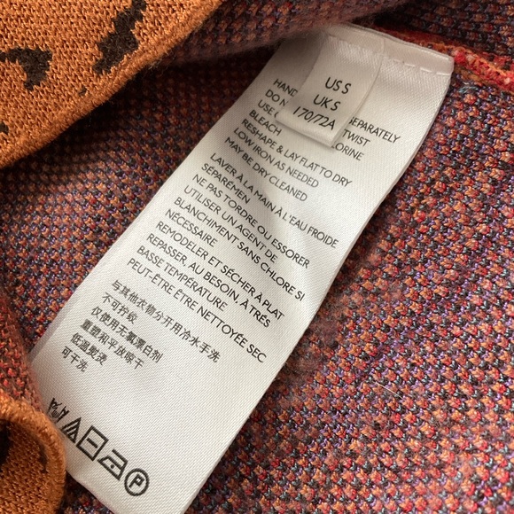 Maeve Small Red Floral Knit Midi Skirt with Multicolor Print - Picture 8 of 11